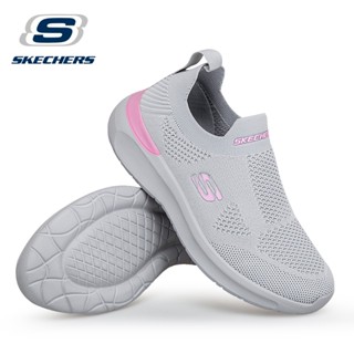 SKECHERS รองเท้าสลิปออน แบบผูกเชือก สวมใส่สบาย สําหรับผู้หญิง