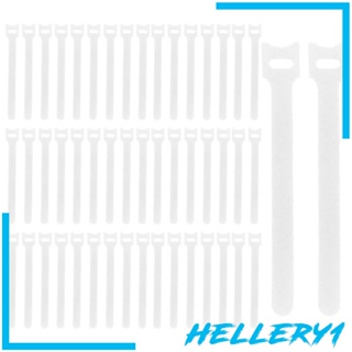 [Hellery1] ตะขอ และห่วงจัดเก็บสายเคเบิ้ล ถอดออกได้ 50 ชิ้น