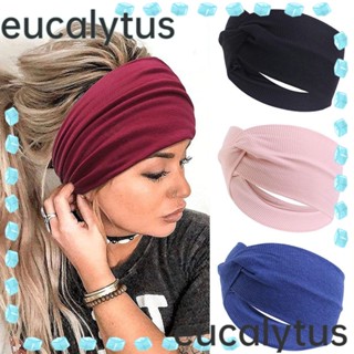 Eucalytus1 ที่คาดผม แบบยืดหยุ่น กันลื่น 10 สี สําหรับเล่นกีฬา วิ่ง