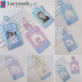 Lacyeszb ปกบัตร PVC ลายแมวคิตตี้น่ารัก สไตล์เกาหลี สําหรับของขวัญ