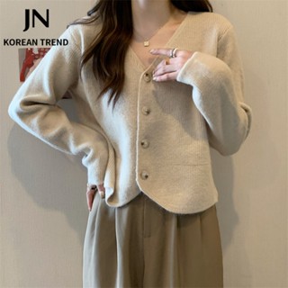 JN Studio  Áo Len áo khoác cardigan áo cardigan Thời trang hàn quốc  สบาย ทันสมัย ทันสมัย fashion A91K0E3 36Z230909