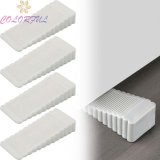 【COLORFUL】Door Stopper 5x40x14MM Anti-collision Stop Door Stop Block Doorstops Silicone