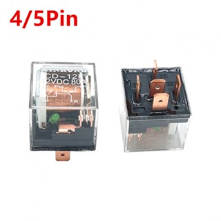 รีเลย์ควบคุมรถยนต์ 12V 80A 4Pin 5Pin กันน้ํา