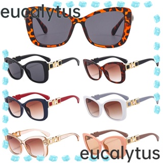 Eucalytus1 แว่นตากันแดด รูปผีเสื้อ ประดับมุก อินเทรนด์พังก์ UV400 สําหรับผู้หญิง