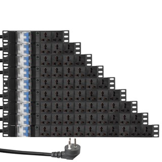 Pdu ปลั๊กพ่วง 2-17 ทาง 2 เมตร 16A 3500W