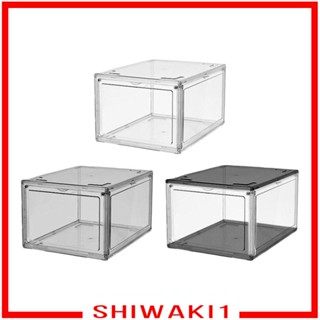 [Shiwaki1] กล่องรองเท้าผ้าใบ ปิดตู้รองเท้า สําหรับผู้ชาย ผู้หญิง