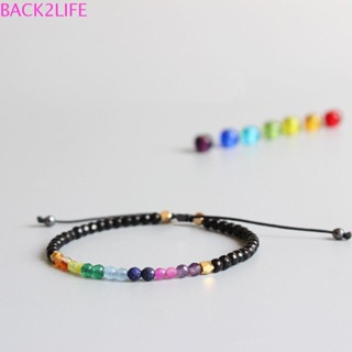 Back2life สร้อยข้อมือแฟชั่น ประดับคริสตัล 7 จักระ ปรับได้ 12 กลุ่มดาว