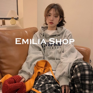 EMILIA SHOP  เสื้อผ้าผู้ญิง แขนยาว เสื้อฮู้ด  สวยงาม สไตล์เกาหลี สวย ทันสมัย A98J1KV 36Z230909