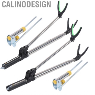 Calinodesign Fishing Rod Holder  Silicone Horns Non Slip Support Stand Stable Retractable for River Bank Hobbyist Lake