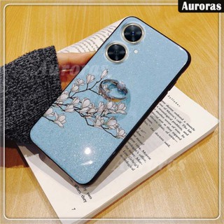 เคสโทรศัพท์มือถือ ปิดด้านหลัง ลายดอกไม้แมกโนเลีย พร้อมแหวน สําหรับ VIVO Y36 Y27 Y27 4G 5G