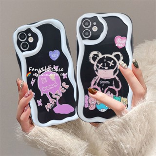 เคสโทรศัพท์มือถือแบบนิ่ม ลายหมี 3D สําหรับ Samsung A14 A13 A12 A53 A52 A51 A04 A03S A22 A23 A24 A32 A33 A34 A50 A30 A50S A54