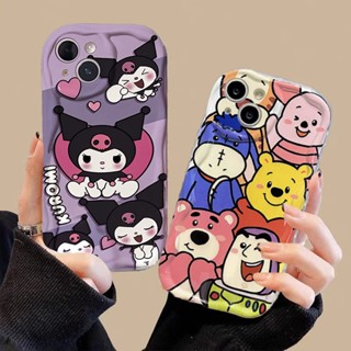 New Cream Edge Soft Casing infinix Hot 30 Play 30i 20 20i 4G 5G Note 12 G96 11 10 Play 9 Pro 8 Lite Smart 7 6 Plus 5 2020 2021 2023 Cute Cartoon Toy Story Winnie Strawberry Bear Kuromi Phone Case Fine hole Anti-fall Protection Back Cover 1NY 13