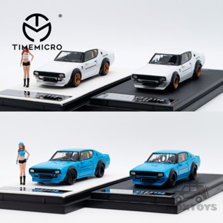 โมเดลรถยนต์ TIME MICRO 1:64 LBWK Nissan KPGC110 ของเล่นสําหรับเด็ก