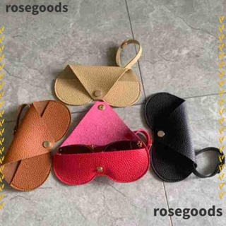 Rosegoods1 กระเป๋าใส่แว่นตา หนัง PU แบบพกพา