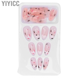 Yiyicc 24 Pcs Artificial False Nails Detachable Natural Press On Fake Tips AOB