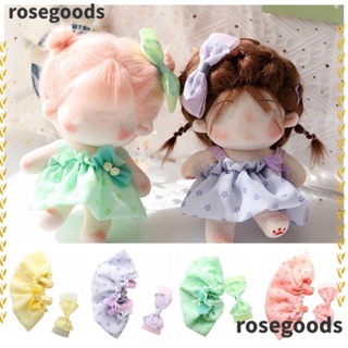 Rosegoods1 ชุดเดรสกระโปรงแฟชั่น ขนาด 20 ซม. สําหรับตกแต่งบ้านตุ๊กตา