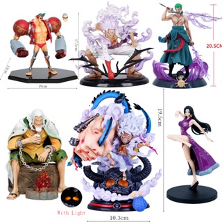 โมเดลฟิกเกอร์ One Piece GK TH Tianpainica Nika Gear 5 Luffy Zoro Hancock ของเล่นสําหรับเด็ก