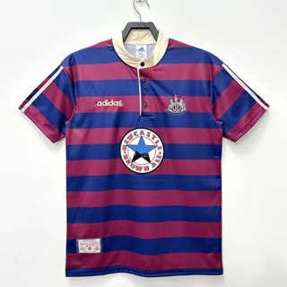 เสื้อกีฬาแขนสั้น ลายทีมชาติฟุตบอล Newcastle Away 1995-97 ชุดเยือน สไตล์วินเทจ แห้งเร็ว สําหรับผู้ชาย S-XXL