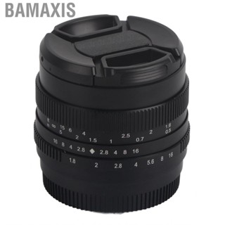 Bamaxis 50mm Cameras Lens  Large Aperture F1.8 Fixed Focus Exquisite for or Fujifilm X‑T4/X‑S10/X‑T3/X‑T30 FX Mount