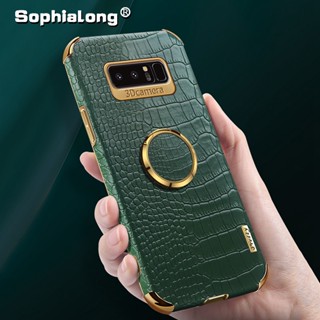 เคสโทรศัพท์มือถือหนังนิ่ม พร้อมขาตั้งแม่เหล็กติดรถยนต์ สําหรับ Samsung Galaxy Note 8 S10 G9730 G973F N9500 N950F