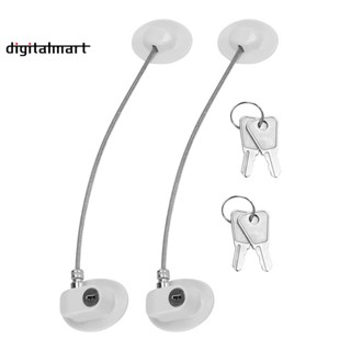 อุปกรณ์ล็อคตู้เย็น ขนาดเล็ก สําหรับเด็ก 2 ชิ้น