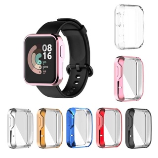 เคส TPU นิ่ม แบบเต็ม สําหรับ Mi watch Lite อุปกรณ์เสริม กันชนป้องกัน สําหรับตัวป้องกันหน้าจอนาฬิกา Redmi