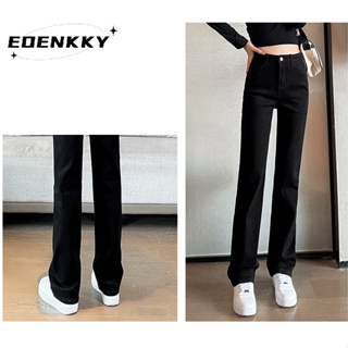 EOENKKY กางเกงขายาว กางเกงยีสน์ผู้หญิง ทรงหลวม ๆ ตรง Retro Hip Hop Pants 2023 NEW Style  ทันสมัย สวยงาม Comfortable สไตล์เกาหลี A97L33Y 36Z230909