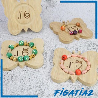 [Figatia2] จี้ลูกปัดไม้ สําหรับโชว์สร้อยข้อมือ