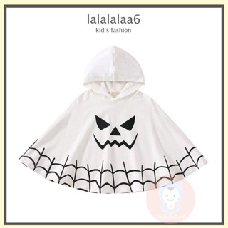 Laa6 เสื้อคลุม มีฮู้ด ทรงหลวม ฮาโลวีน ปาร์ตี้ สําหรับเด็ก