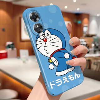 เคสโทรศัพท์มือถือแบบแข็ง กันกระแทก ลายการ์ตูนโดราเอมอน แมว สําหรับ OPPO A16 A16s A16e A16k A54s A54 A36 A76 A96 A52 A72 A92