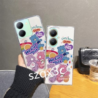 พร้อมส่ง เคสโทรศัพท์มือถือ ซิลิโคนนุ่ม ใส ลายการ์ตูนหมีดิสนีย์ สําหรับ VIVO Y78 5G Y36 Y27 V27 V27e Y02 A Y02T Y16 Y22 Y22S Y35 V25 Pro V25e 4G