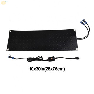 【VARSTR】Snow Melting Mat 10x30in 120V Black Connectable Rubber Heating Blanket