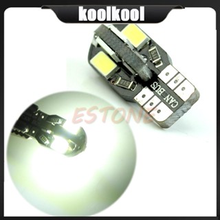 Kool หลอดไฟสัญญาณ LED 8 ดวง 194 168 W5W 5730 สําหรับติดป้ายทะเบียนรถยนต์