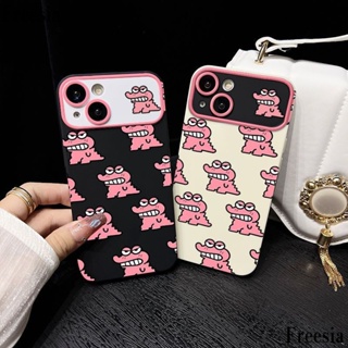 เคสโทรศัพท์มือถือ แบบนิ่ม ลายการ์ตูนจระเข้ สําหรับ Apple Iphone 14 13pro xsmax 12 7plus JRHC