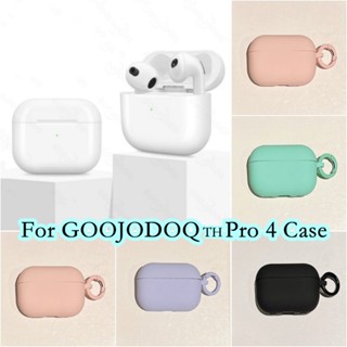 พร้อมส่ง! สําหรับ GOOJODOQ 🇹🇭 Pro 4 เคส สีพื้น เรียบง่าย สําหรับ GOOJODOQ 🇹🇭 เคสหูฟัง แบบนิ่ม สําหรับ Pro 4