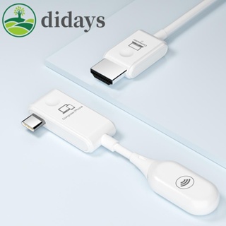 อะแดปเตอร์สายเคเบิลโปรเจคเตอร์ USB HDMI 1080P [Didays.th]