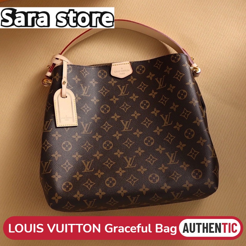 หลุยส์วิตตอง Louis Vuitton กระเป๋ารุ่น GRACEFUL PM Tote Bag กระเป๋าหิ้วผู้หญิง