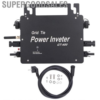 Supergoodsales Solar Micro Inverter 1 Phase 400W DC to AC Grid Tie WIFI Control EU Plug 230V