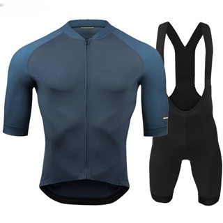 เสื้อกีฬาแขนสั้น กางเกงขาสั้น Ropa Ciclismo Hombre แฟชั่นฤดูร้อน สําหรับผู้ชาย เหมาะกับการขี่จักรยาน