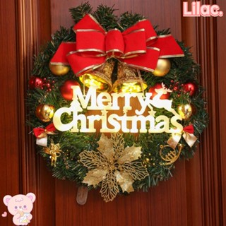 Lilac สายไฟ จี้ตัวอักษร Merry Christmas สีขาวอบอุ่น สีแดง สําหรับตกแต่งต้นคริสต์มาส