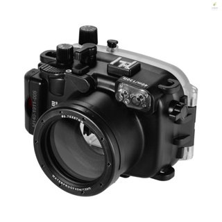 Sea frogs Underwater Diving Housing Waterproof Camera Protective Case 40M/130FT Depth Compatible with  G7X Mark Ⅲ