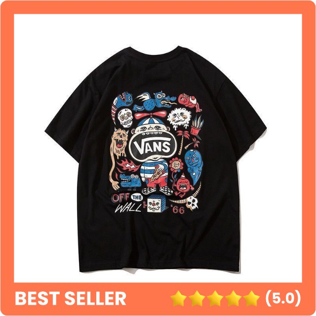 เสื้อยืดเด็กชาย GIRLS VANS OFF THE WALL BRANDED TEE PREMIUM IMPORT BOYS CLOTHES