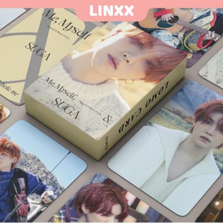 Linxx การ์ดโลโม่ อัลบั้มรูปภาพ BTS SUGA Wholly or Whole me Kpop 55 ชิ้น