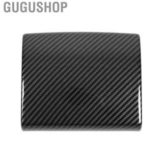 Gugushop Back Armrest Box Panel Trim ABS Wearproof Center Console Armrest Box Cover Carbon Fiber Style for Car Replacement for Highlander