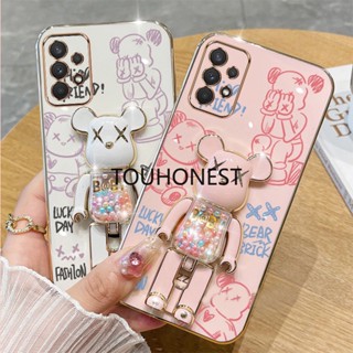 เคส Samsung Galaxy A32 เคส Samsung A23 Casing Samsung A13 Cases Samsung A31 A51 Case Samsung A52 A52S Case Samsung A04S Cover Samsung A53 Case Samsung A03 Case Shockproof Cartoon Anime Graffiti Kaws Bear Stand Cute Phone Case TB โทรศัพท์มือถือ กันกระแทก