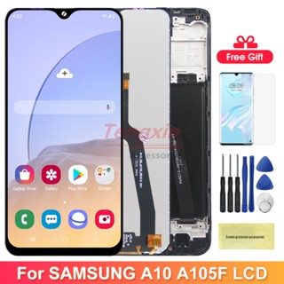 หน้าจอแสดงผล Lcd ดิจิทัล A10 ทดสอบแล้ว 100% สําหรับ Samsung Galaxy A10 SM-A105F DS A105FN DS A105M DS M10