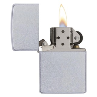 ร้านขายไฟแช็ค Zippo ไฟแช็กรุ่น 205 Satin Chrome ของแท้ รับประกันตลอดชีวิต นำเข้าและจำหน่ายโดยตัวแทนจำหน่าย