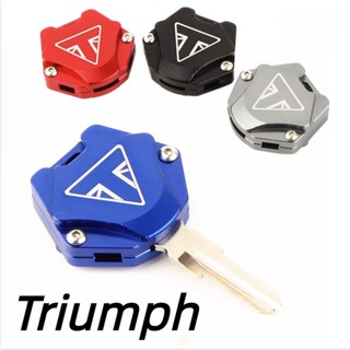 Triumph key shell TIGER SPORT 850 900GT 765 TRIDENT 660 STREET TRIPLE R SPEED TRIPLE 1200RS STREET SCRAMBLER 1200 T120 T100 BOBBER motorcycle modified aluminum alloy key cover