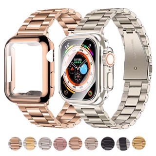 เคส TPU พร้อมสายคล้อง สําหรับ iWatch Ultra 49 มม. Series 8 7 6 se 5 4 iWatch 45 มม. 44 42 40 41 มม.