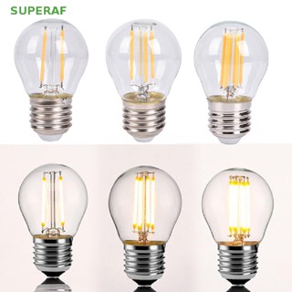 Superaf ขายดี หลอดไฟสปอตไลท์ LED 2W 4W 6W E27 COB ปลายเปลวไฟ G45